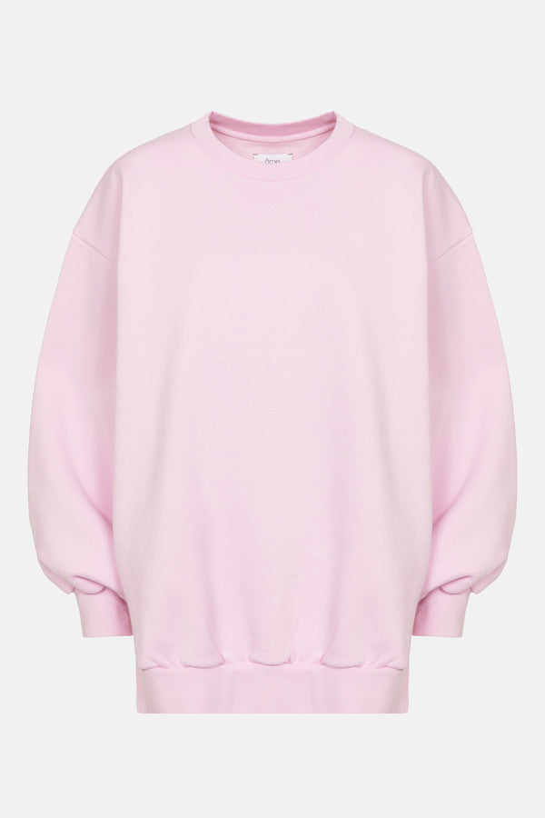 Âme- Ulla Oversized Sweatshirt in Light Pink