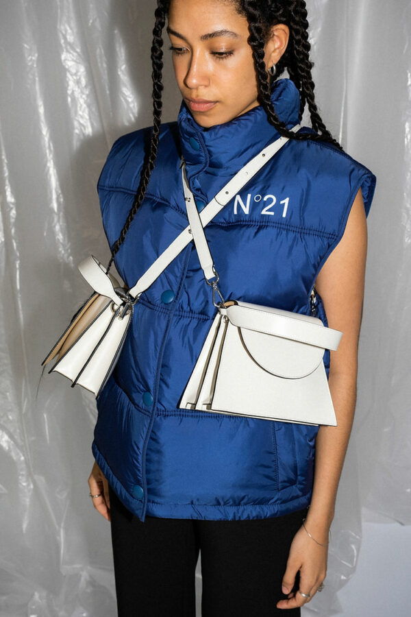 ZARINA ROUGE - Suri Bag in Soft White